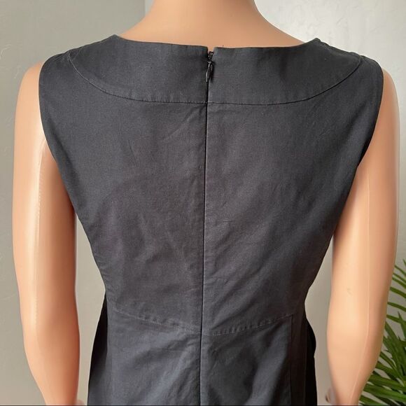 Banana Republic Black Front Pockets Sheath Dress Size 6 - Picture 6 of 11